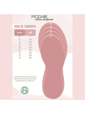 Tênis Slip On Feminino Modare Ultraconforto Gel Tech Bolhas