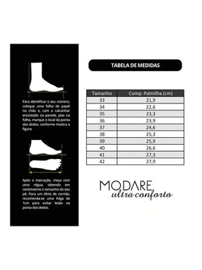 Modare Sandália Feminina Modare Ultraconforto